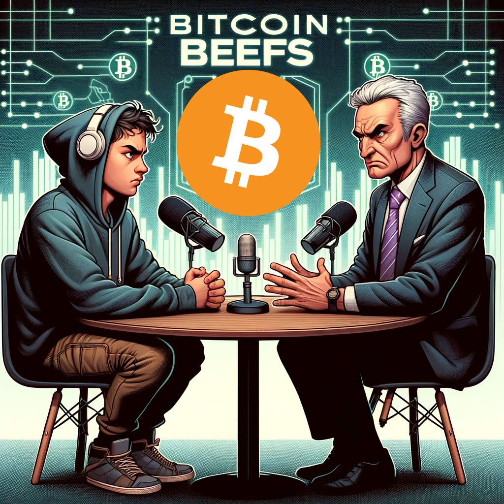 The Bitcoin Beefs Podcast Image
